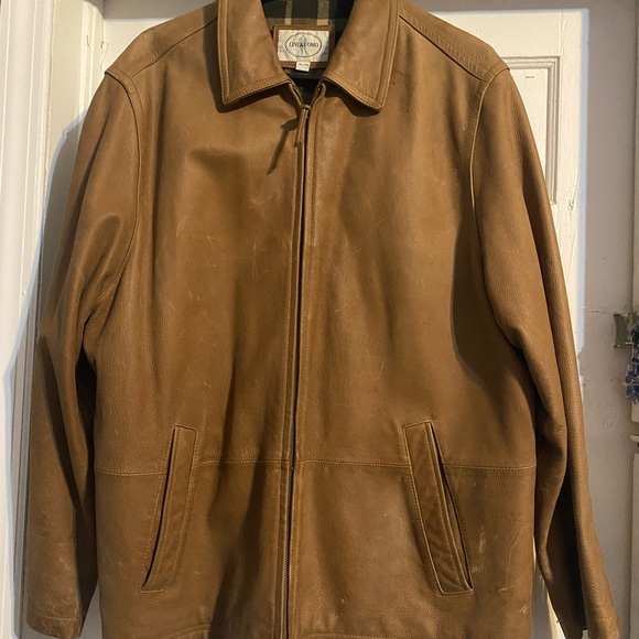 SOLD Vintage Línea Uomo Italian Leather Jacket - Picture 1 of 7